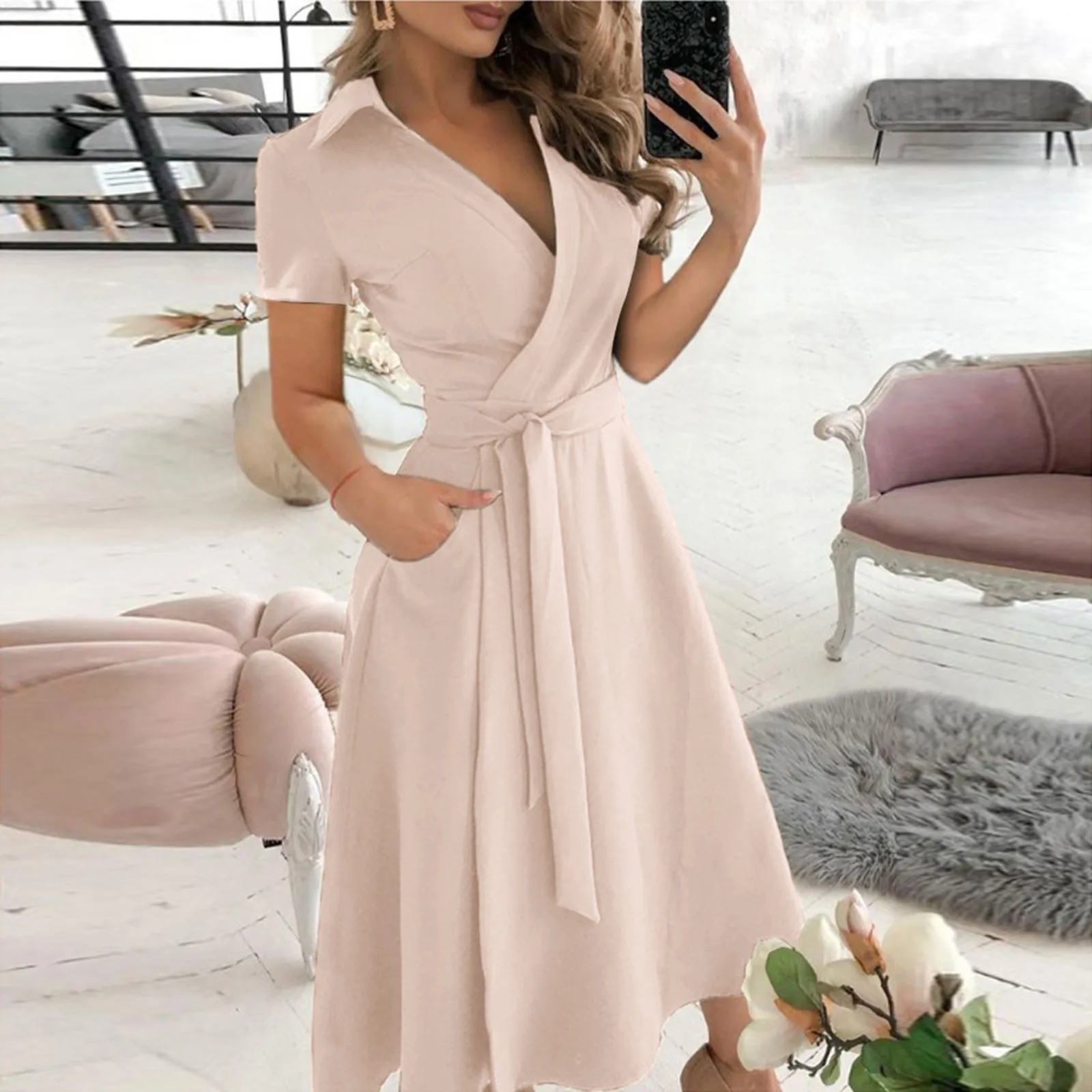 Spring  Summer Fashion Office  - Women'S Red Formal Wear 评论和价格