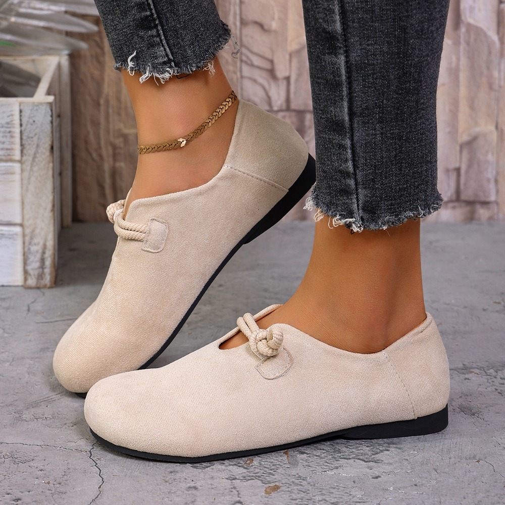 Women Flat Loafers Round Toe K - Womens Heels 评论和价格