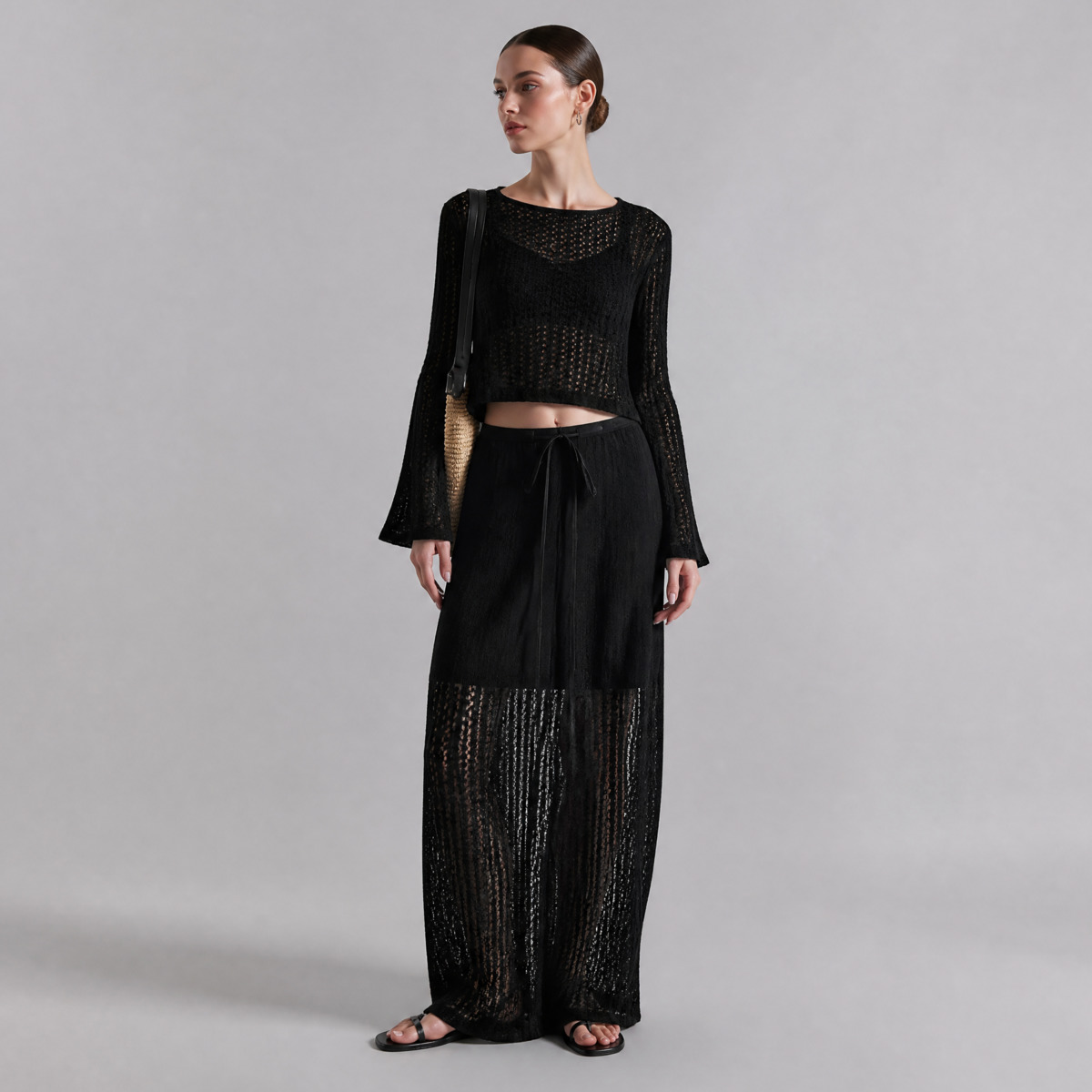 IG 2026 Women's Hollow Out Kni - Formal Skirt 评论和价格