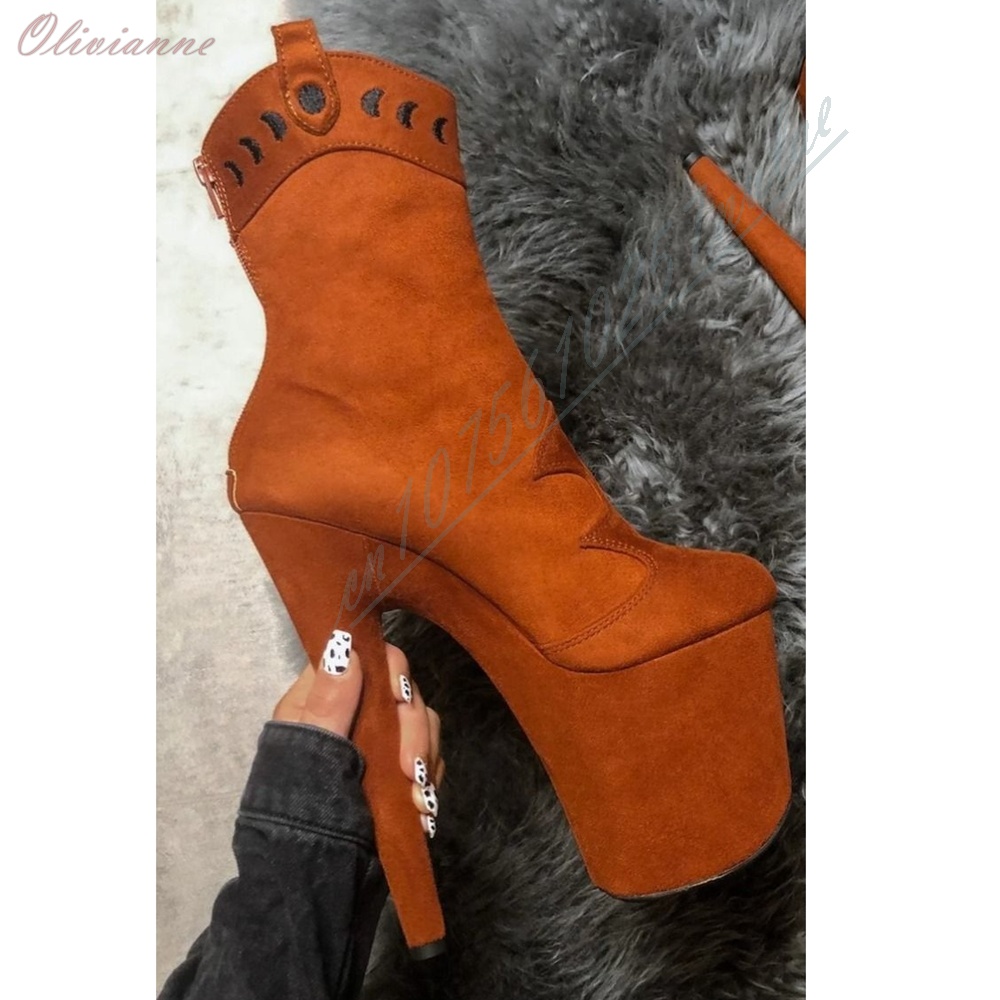 Sexy Vintage Faux Suede Platfo - Womens Heels 评论和价格