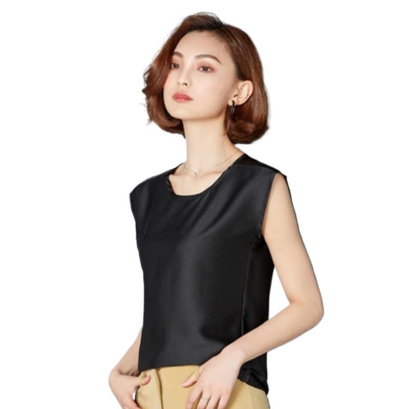 Sexy Silk vest women sleeveles - Silk Blouse 评论和价格